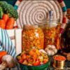 ترکیب ادویه مخصوص ترشی خانگی با دانه‌های خردل، تخم گشنیز، فلفل و زیره برای طعم‌دهی به انواع ترشی سبزیجات و میوه‌ها